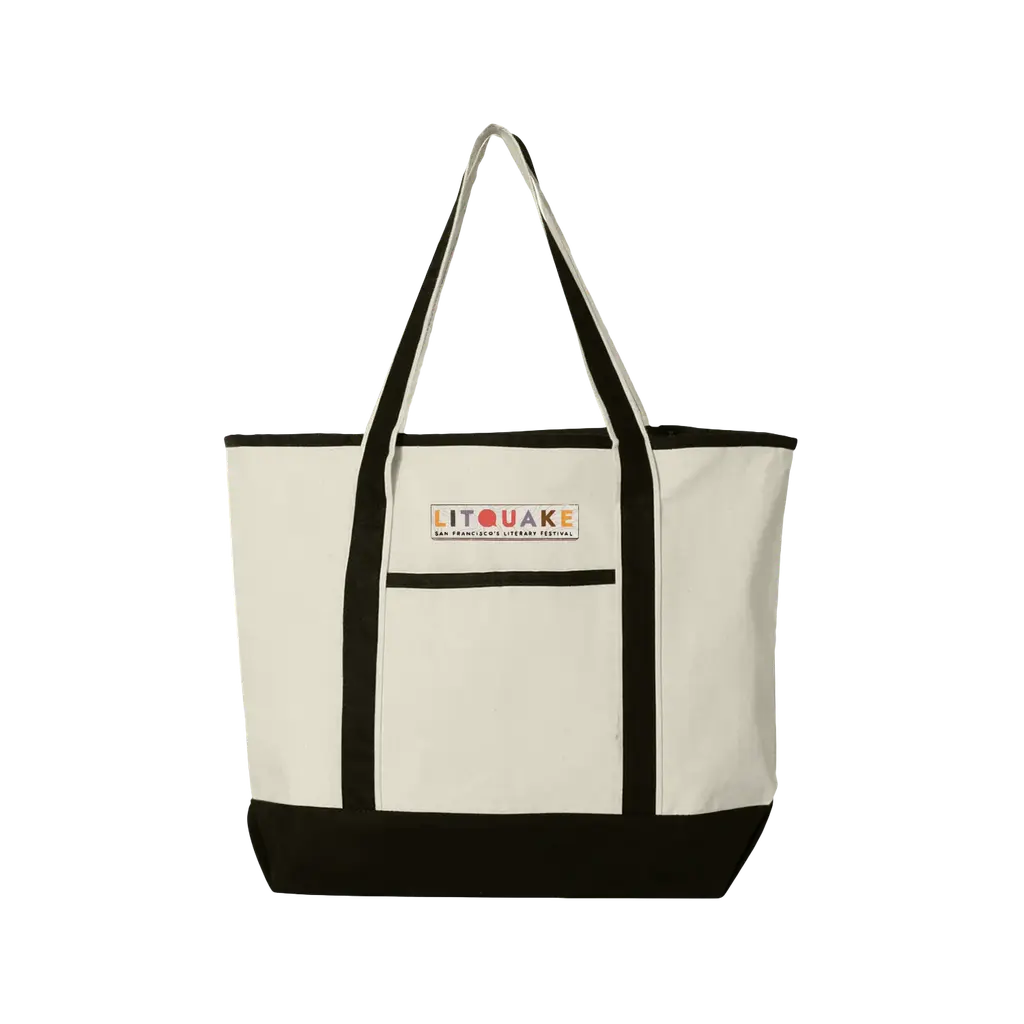 Litquake 2026 Embroidered Tote