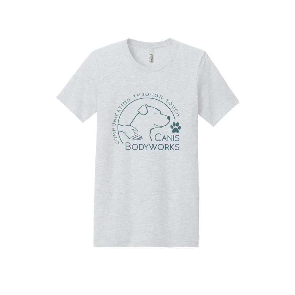 Canis Unisex Tee - Teal logo