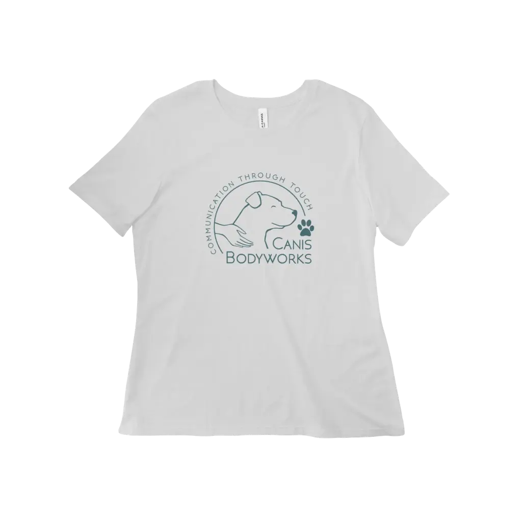 Canis Women's Relaxed Tee - Teal logo
