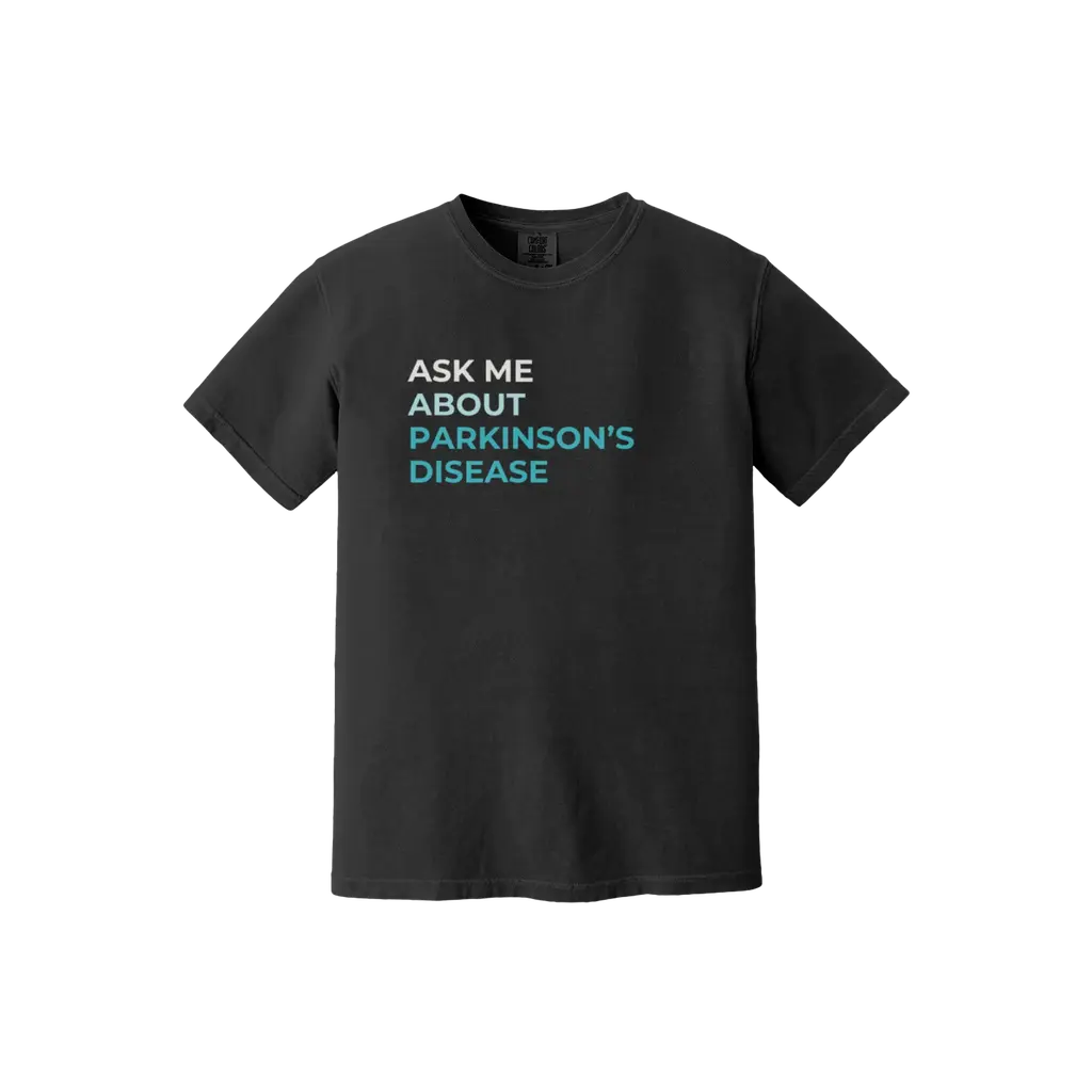 'Ask me about Parkinson's' Tee