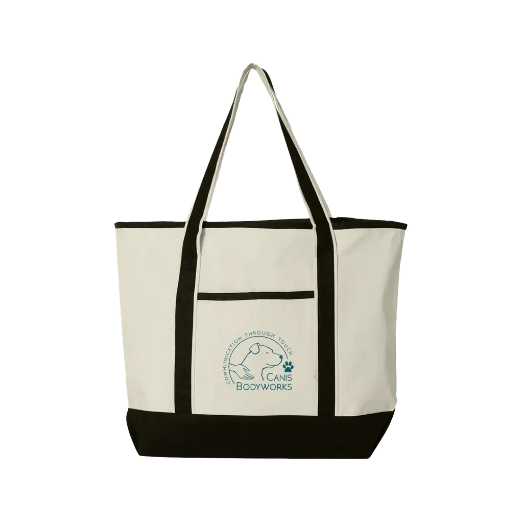 Canis Large Canvas Tote