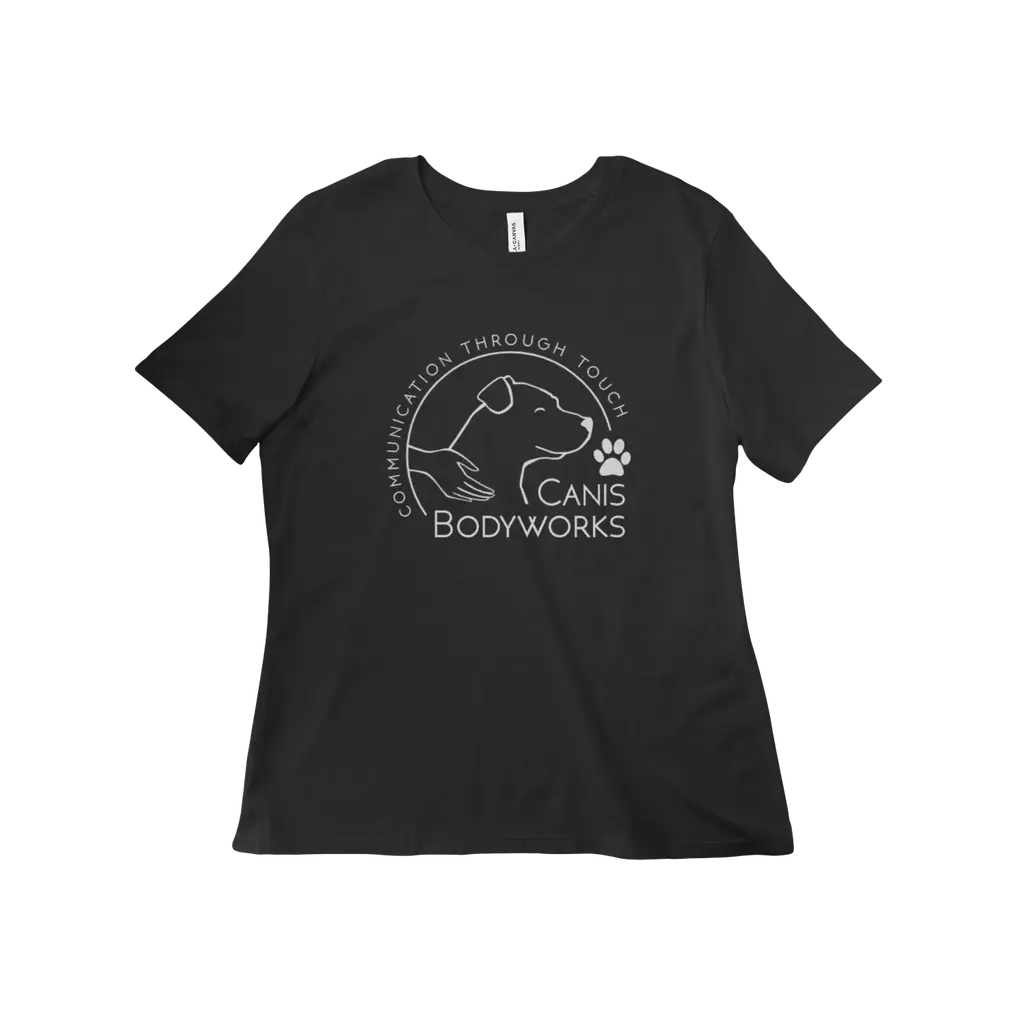 Canis Women's Relaxed Tee - White logo