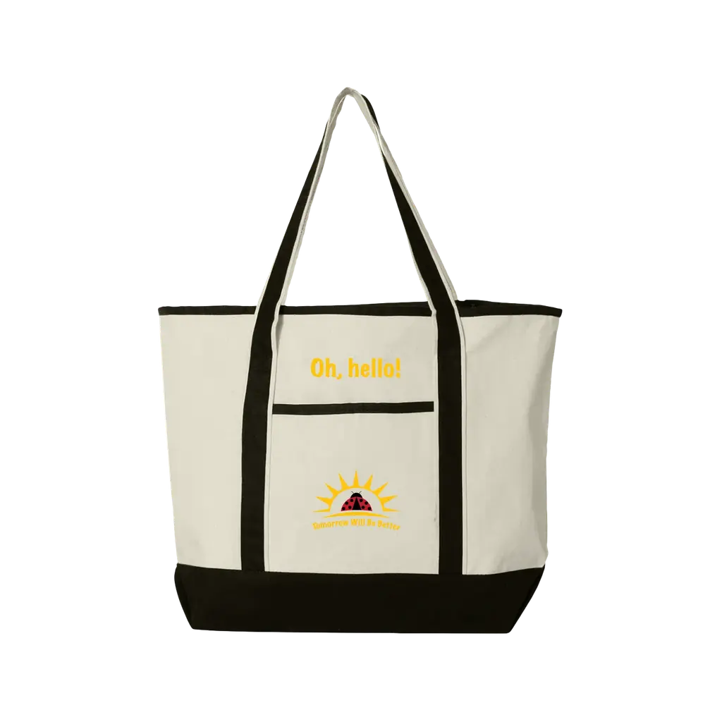 TWBB Large Canvas Tote