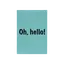 Oh, hello! Engraved Leatherette Journal thumbnail 3