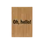 Oh, hello! Engraved Leatherette Journal thumbnail 2