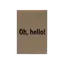 Oh, hello! Engraved Leatherette Journal thumbnail 1