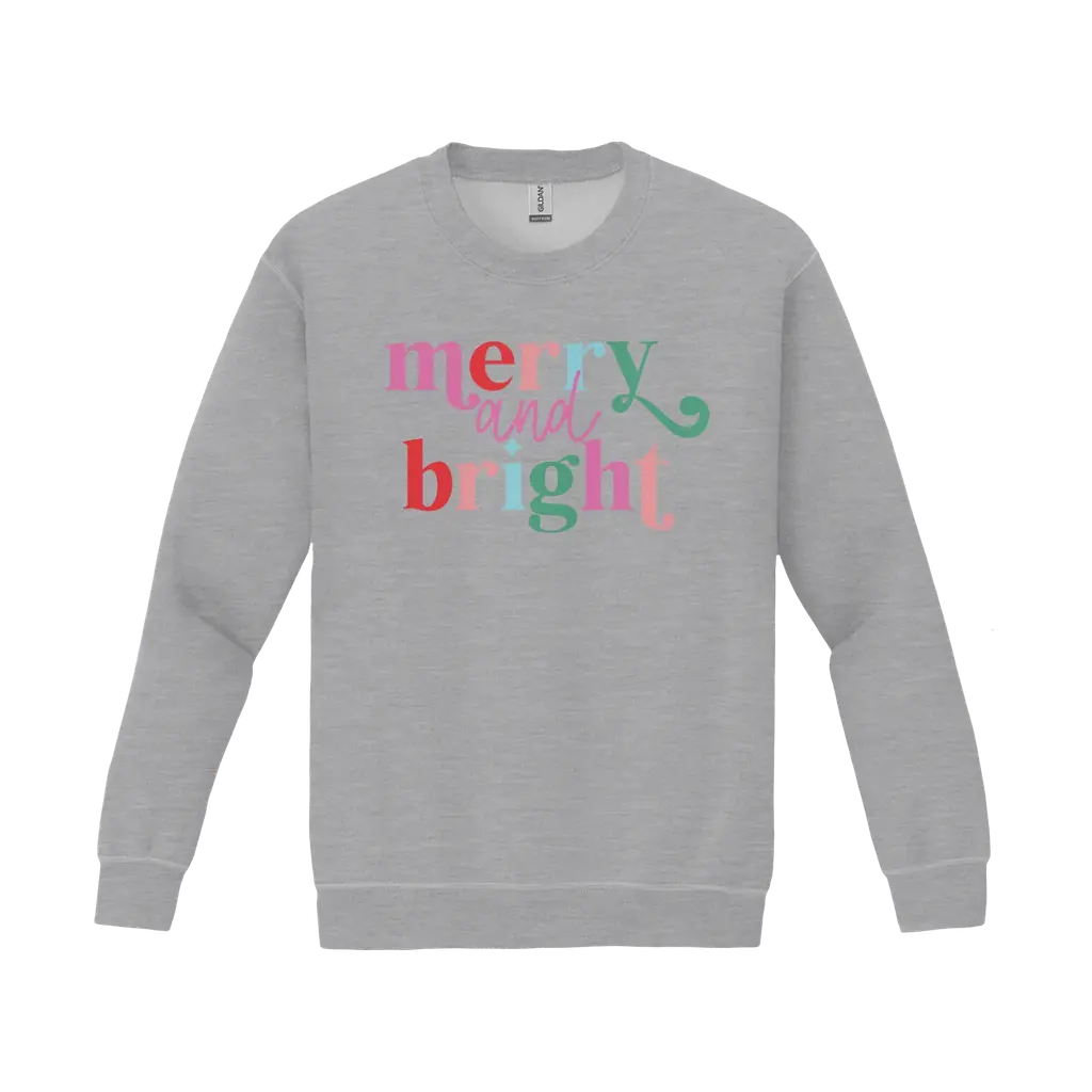 Merry & Bright: Gildan Crewneck Sweatshirt
