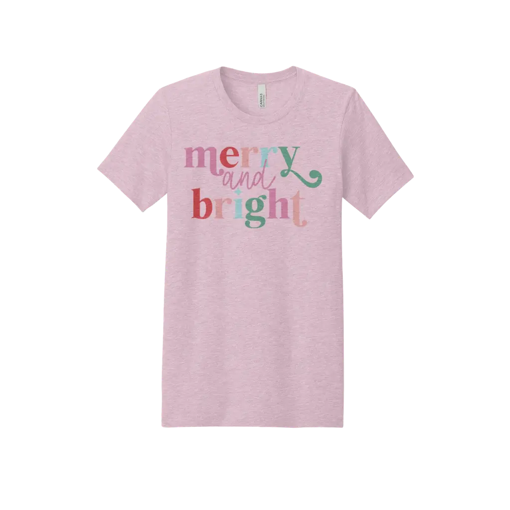 Merry & Bright: Bella + Canvas Premium Unisex T-Shirt