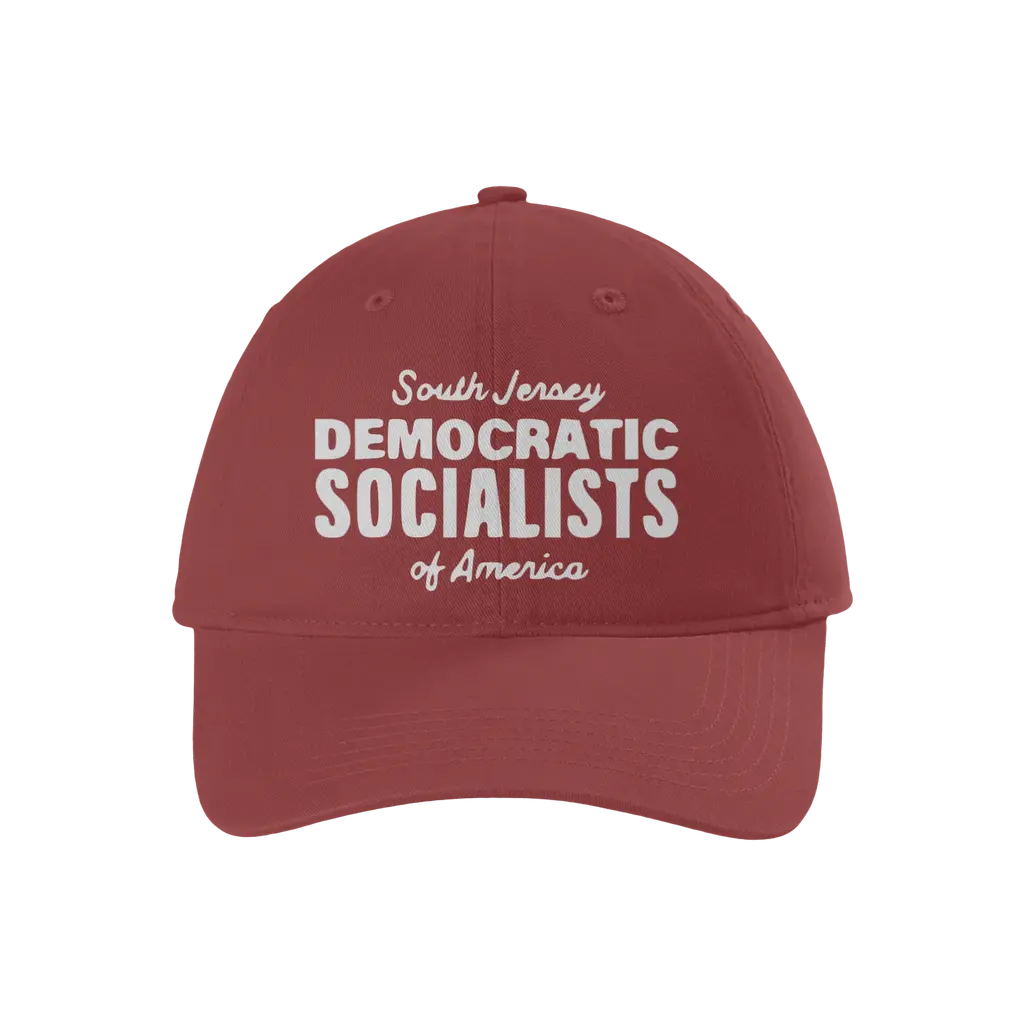 SJDSA Word Logo (White) Sunwashed Cap