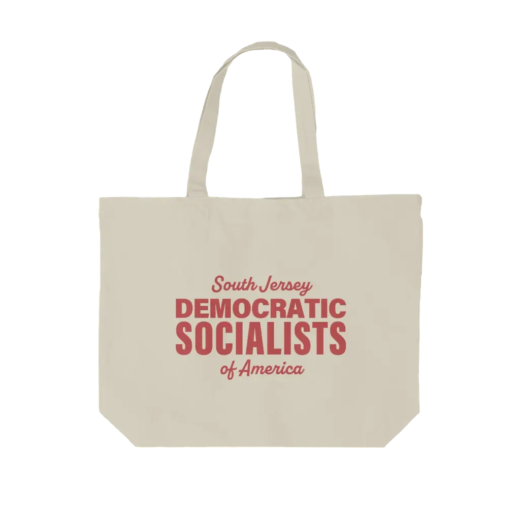 SJDSA Word Logo (Red) Cotton Tote