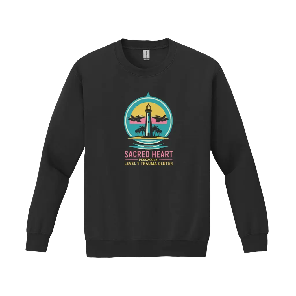 Level 1 Trauma Center: Gildan Crewneck Sweatshirt