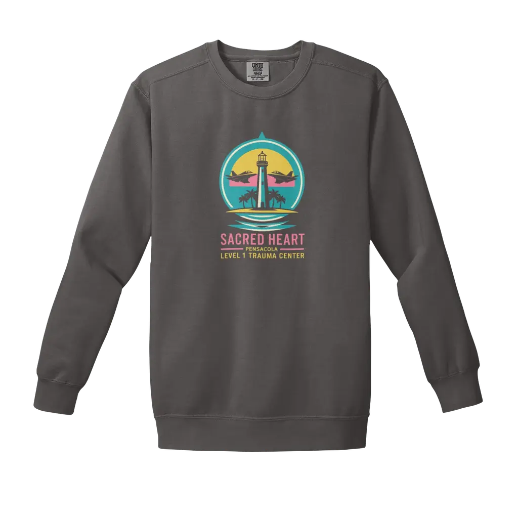 Level 1 Trauma Center: Comfort Colors Crewneck Sweatshirt