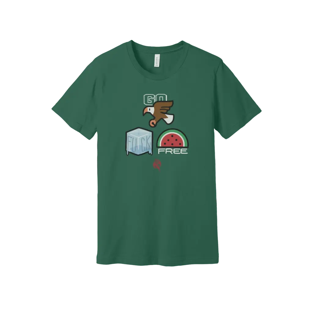 Birds ICE Palestine T-Shirt