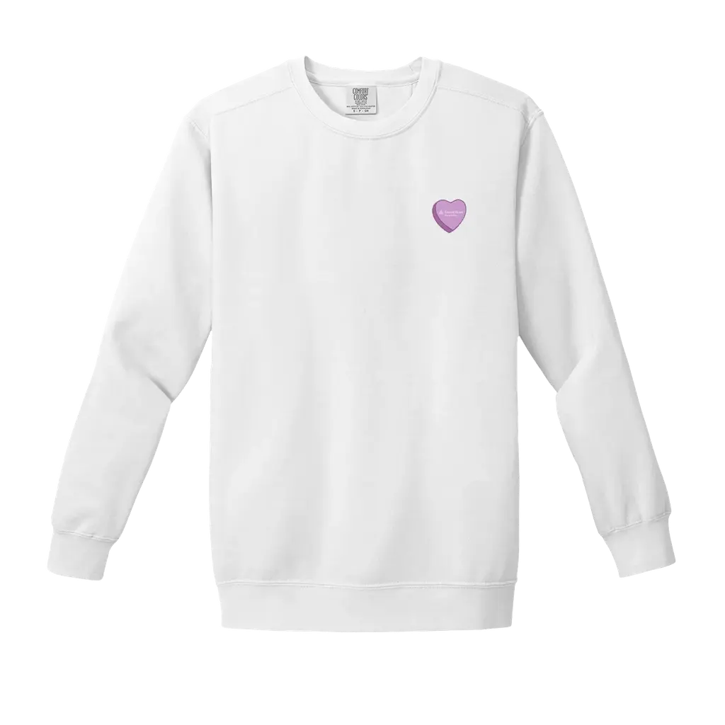 Sweethearts Shirt: Comfort Colors Crewneck Sweatshirt