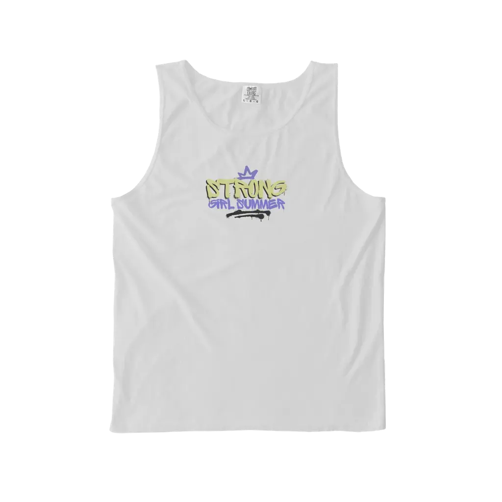STRONG GIRL SUMMER Comfort Colors Tank