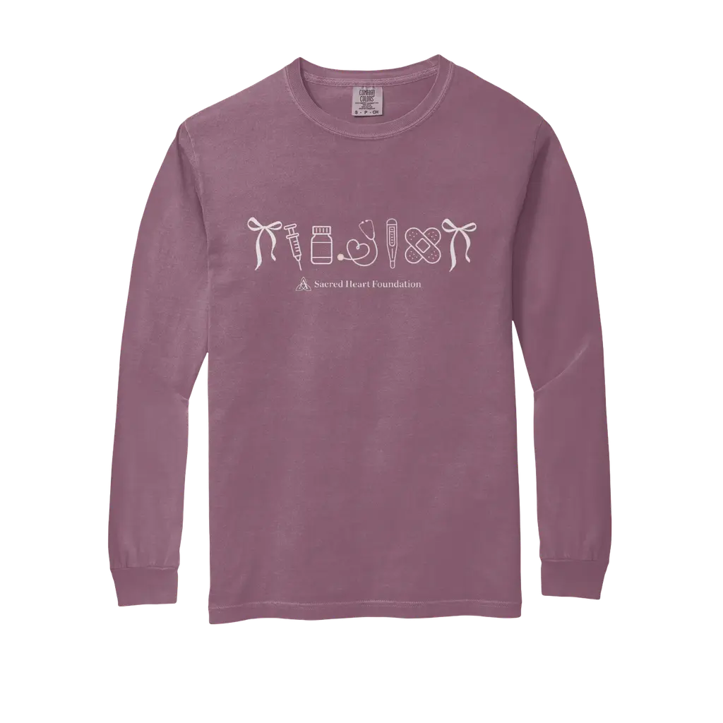 Put a Bow On It: Comfort Colors Long Sleeve