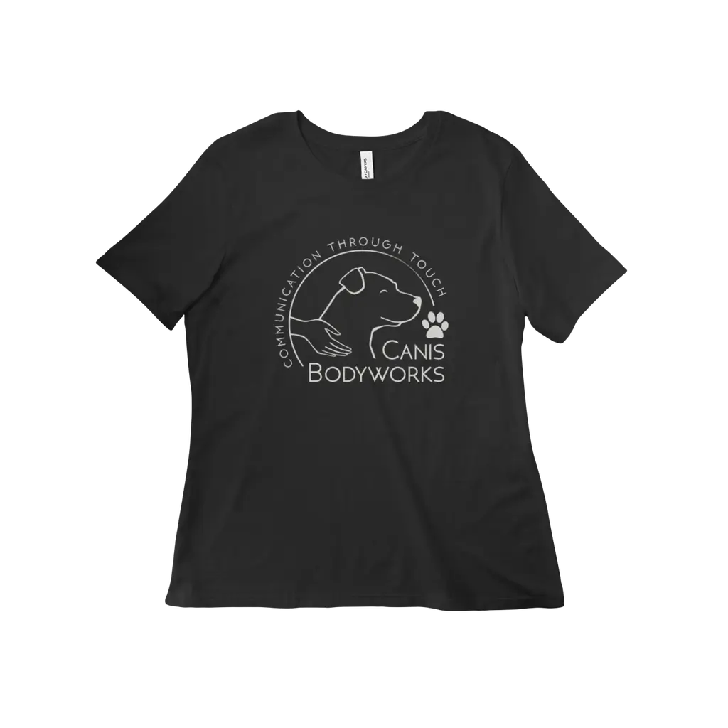 Canis Women's Relaxed Tee - White logo