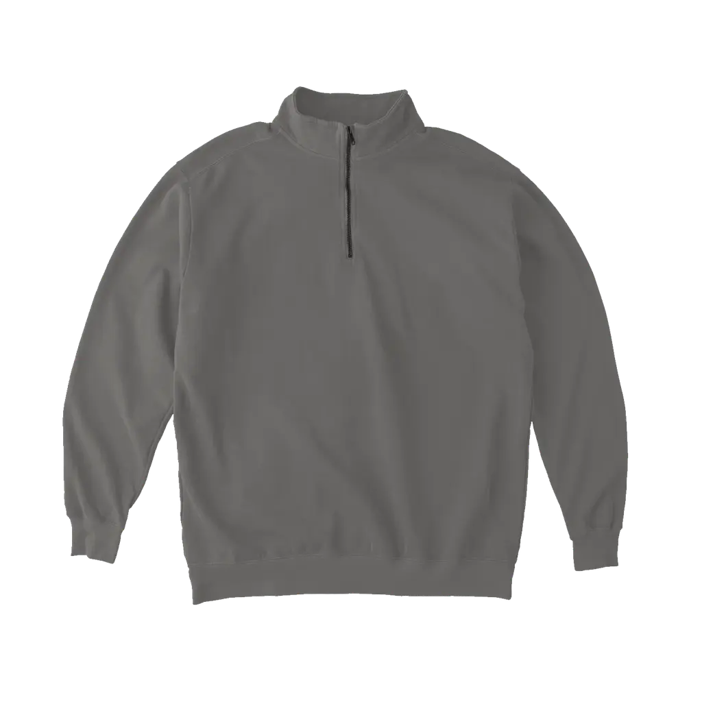 Bunkhouse Original Printed on back Comfort Colors Quarter Zip