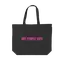 Hot People Tote: Black thumbnail 1