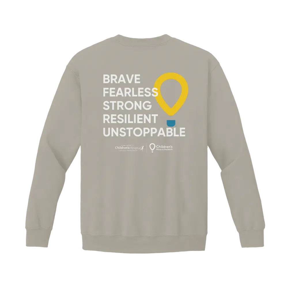 Brave and Unstoppable: Gildan Sweatshirt