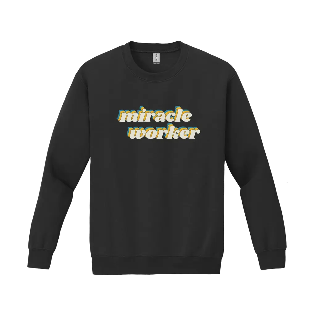 Miracle Worker Retro Style: Gildan Sweatshirt