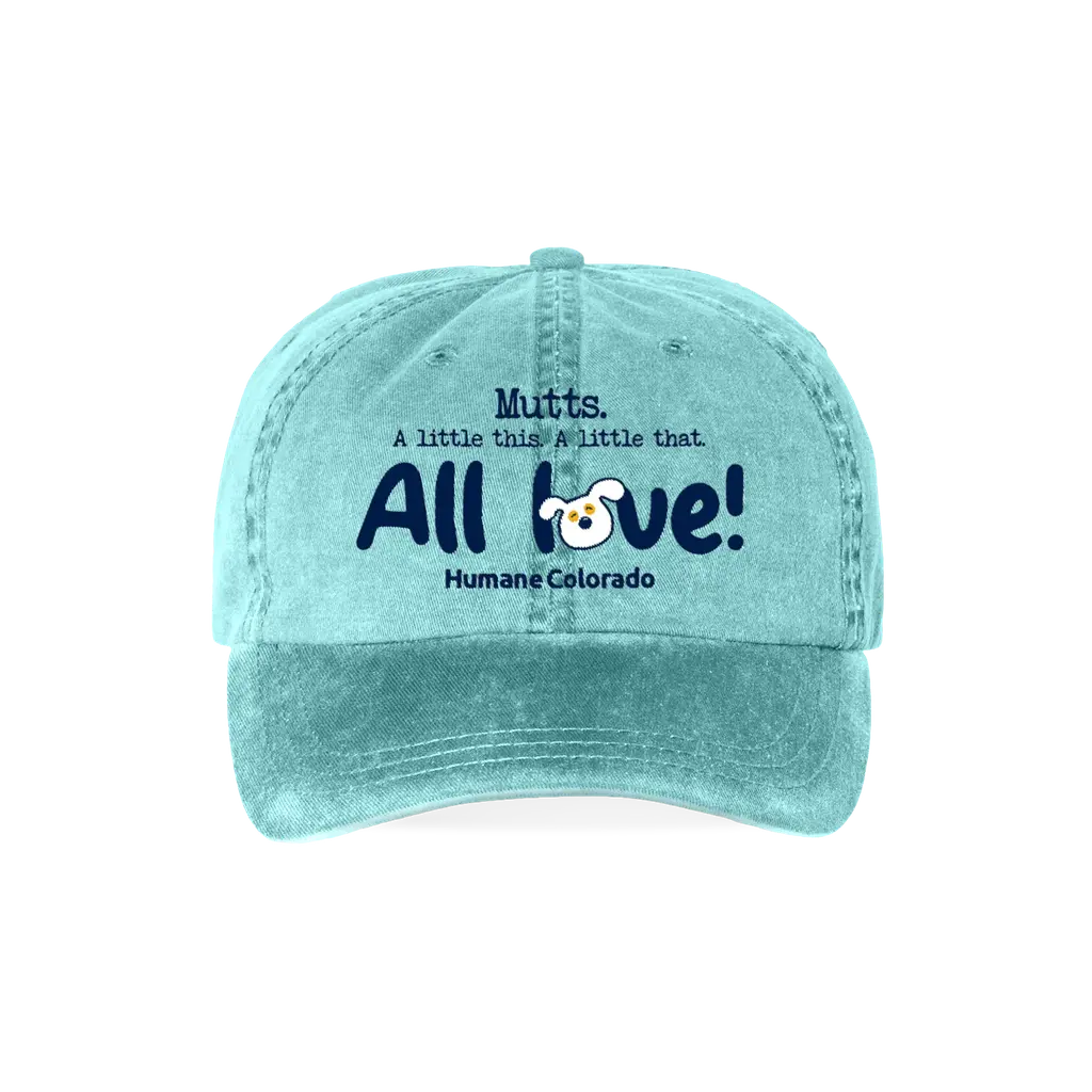 Mutts. All Love. Baseball Cap
