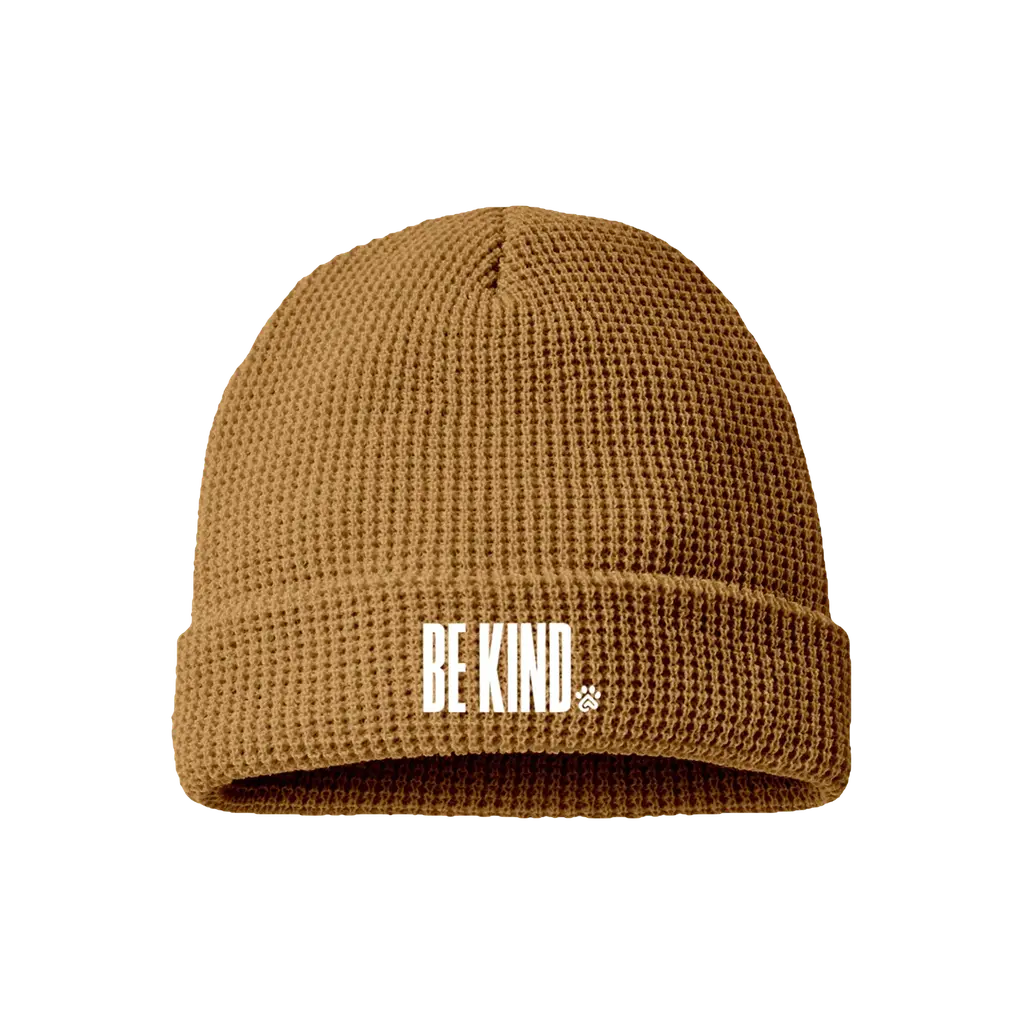 Be Kind Waffle Cuffed Beanie
