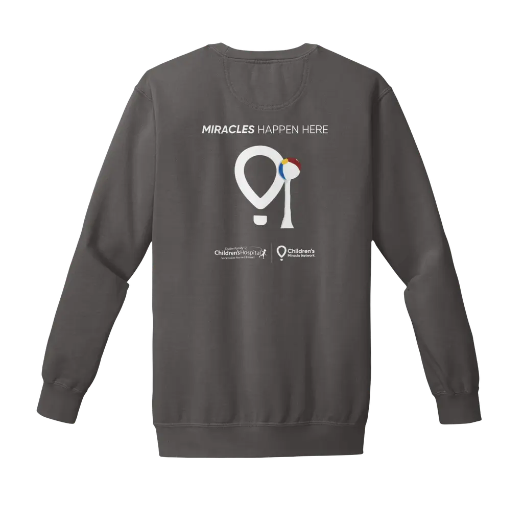 Miracles Happen Here: Comfort Colors Sweatshirt