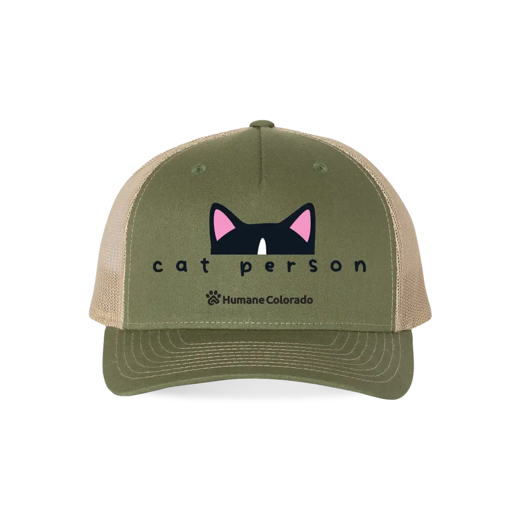 Cat Person Trucker Cap