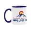Love Lives Here Two-Tone Ceramic Mug thumbnail 13
