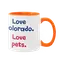 Love Lives Here Two-Tone Ceramic Mug thumbnail 11