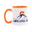 Love Lives Here Two-Tone Ceramic Mug thumbnail 10