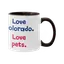 Love Lives Here Two-Tone Ceramic Mug thumbnail 8