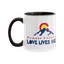 Love Lives Here Two-Tone Ceramic Mug thumbnail 7