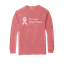 For Her. Right Here: Comfort Colors Long Sleeve T-Shirt thumbnail 9