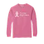 For Her. Right Here: Comfort Colors Long Sleeve T-Shirt thumbnail 3