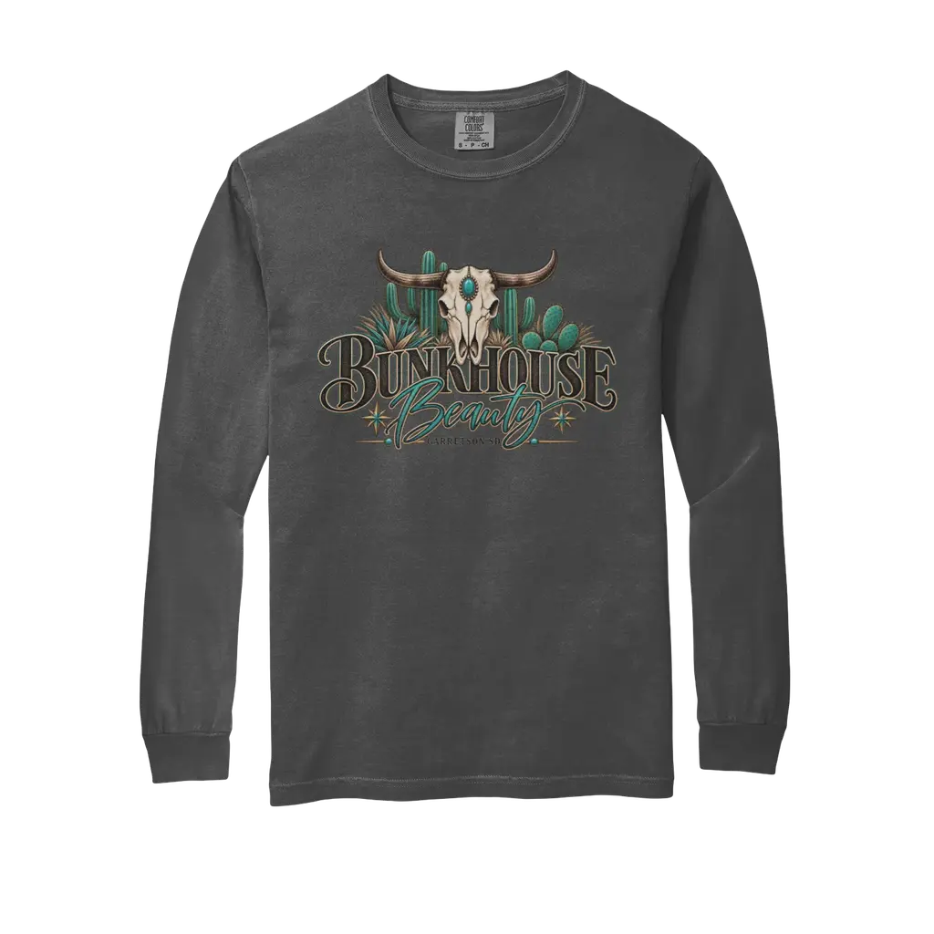 BUNKHOUSE BEAUTY western Comfort Colors Long Sleeve