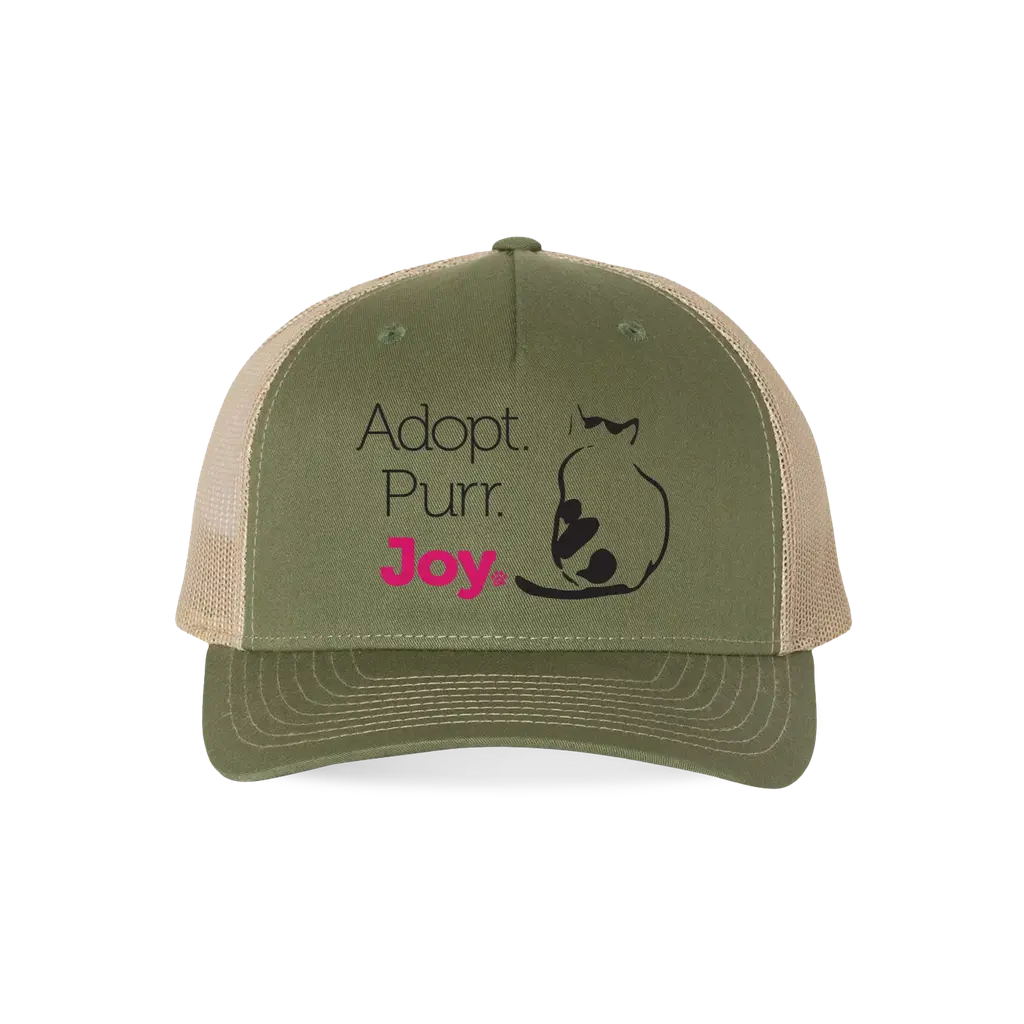 Adopt. Purr. Joy. Trucker Cap