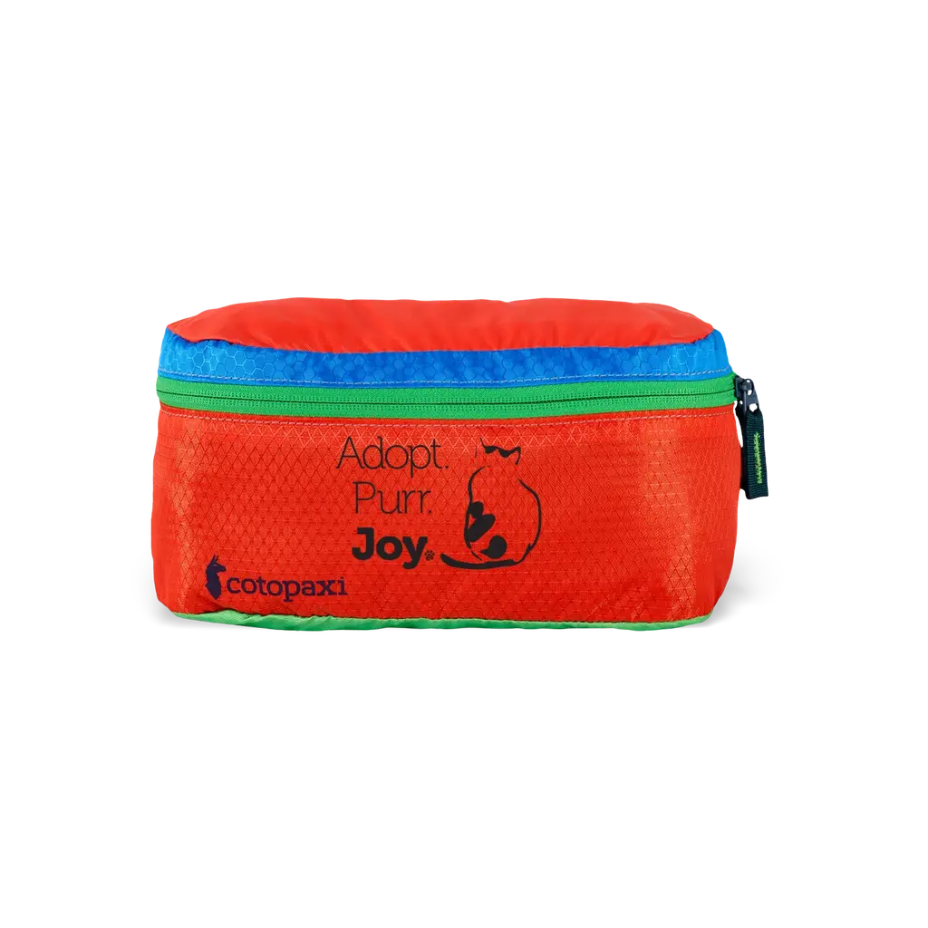 Adopt. Purr. Joy. Cotopaxi Del Dia Hip Pack