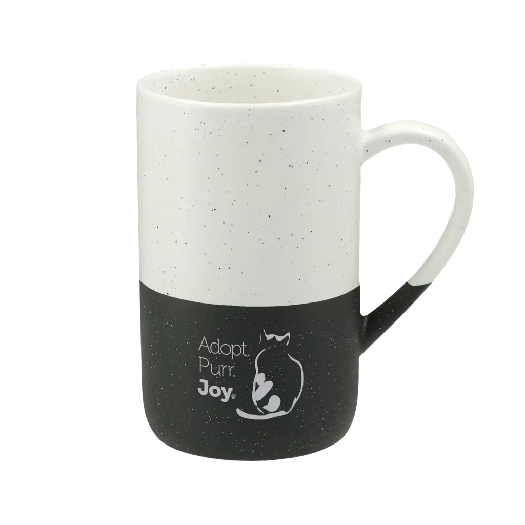 Adopt Purr Joy Speckled Mug