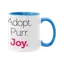 Adopt Purr Joy Two-Tone Ceramic Mug thumbnail 2