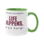 Life Happens Two-Tone Ceramic Mug thumbnail 5