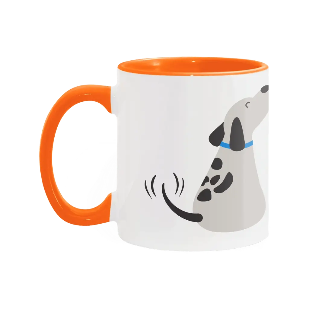 Life Happens Two-Tone Ceramic Mug