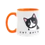 Cat Person Two-Tone Ceramic Mug thumbnail 1