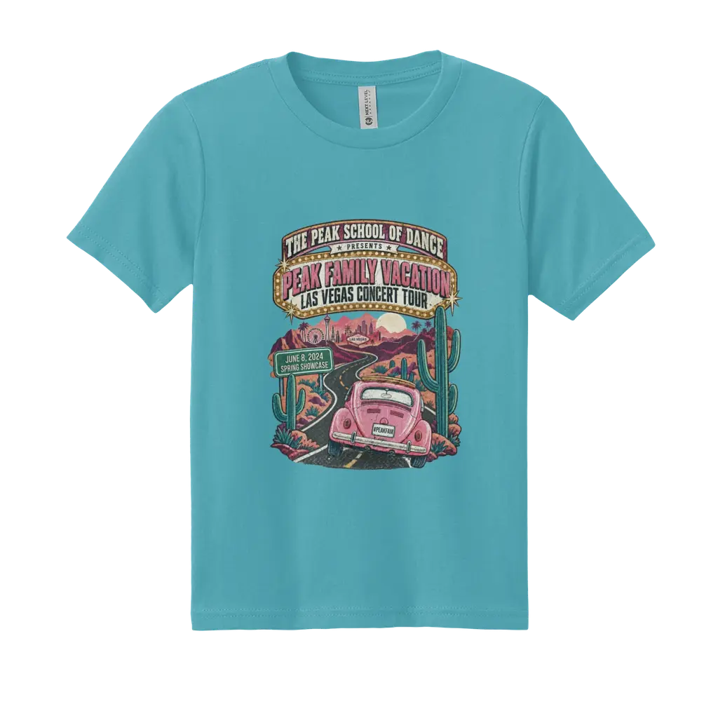 PEAK Family Vacation: Las Vegas Vintage Youth Tee