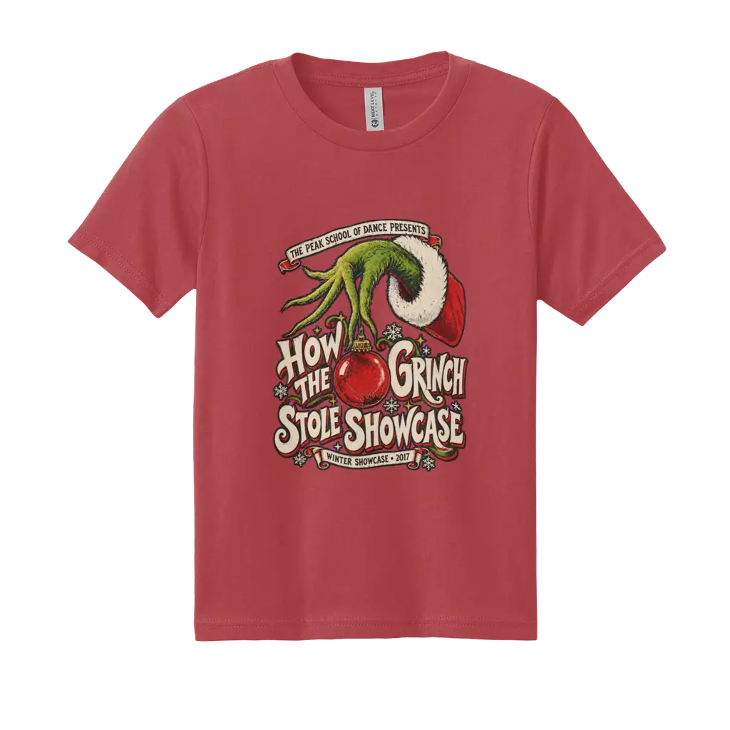 How The Grinch Stole Showcase Vintage Youth Tee