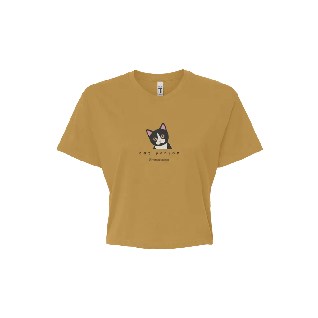 Cat Person Crop Top