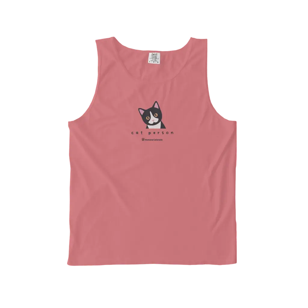 Cat Person Comfort Colors Tank