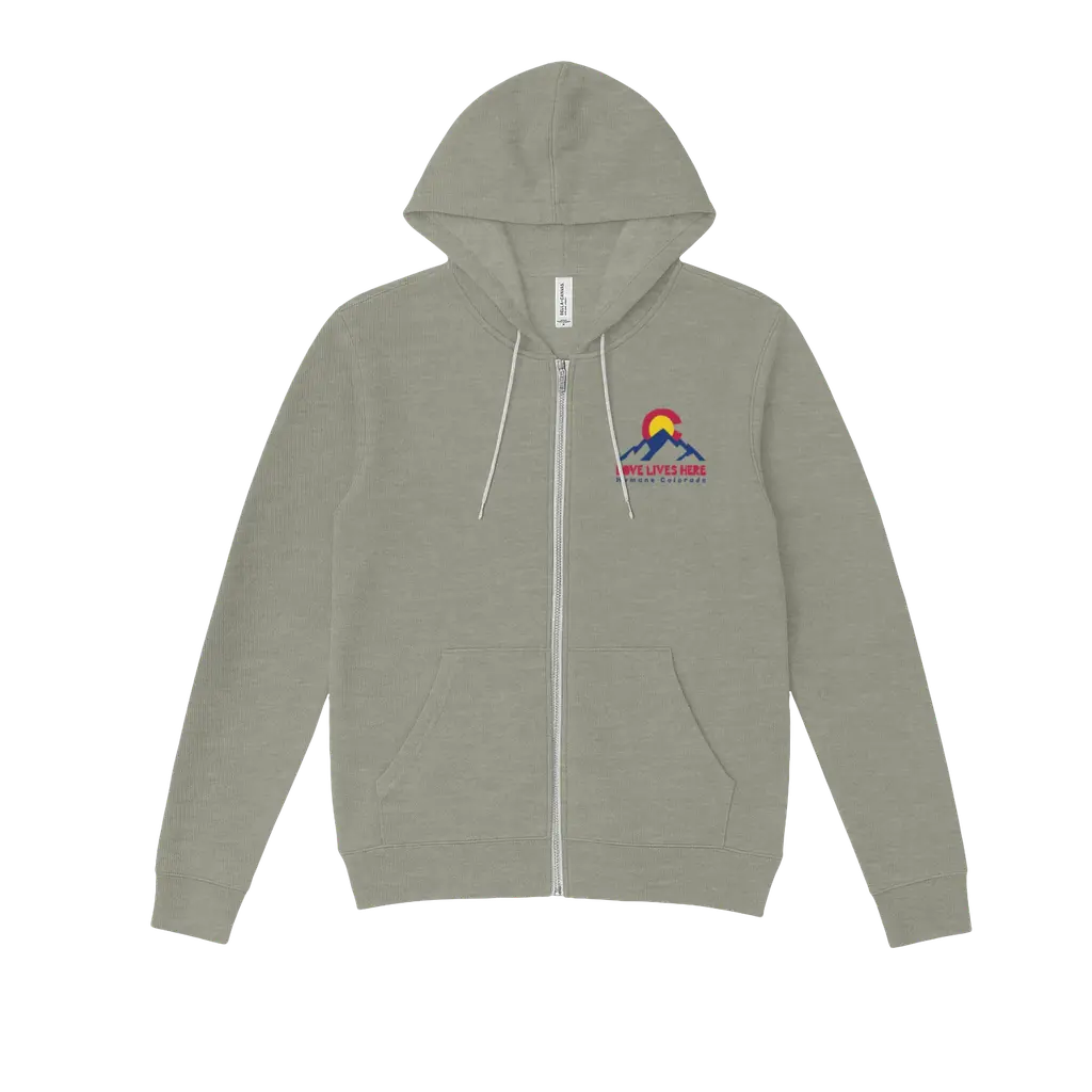 Love Lives Here Zip-Up