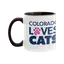 Colorado Loves Cats Two-Tone Ceramic Mug thumbnail 7